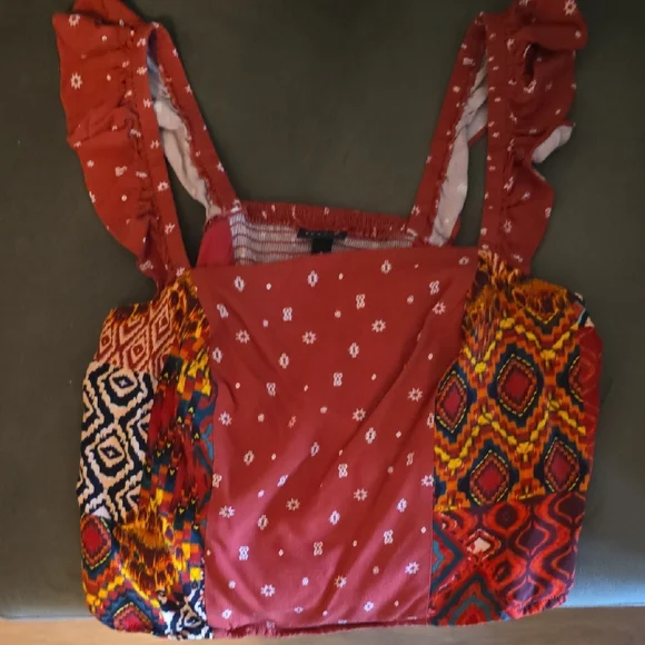 Torrid Ruffle Strap Tank - Picture 1 of 4